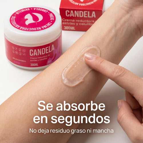 Crema Candela - Siente cómo actúa desde la primera aplicación